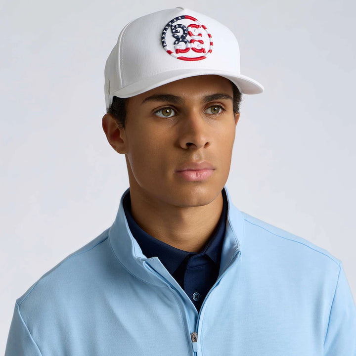 STARS &amp;amp; STRIPES DELTA HAT - Snow / Rwb
