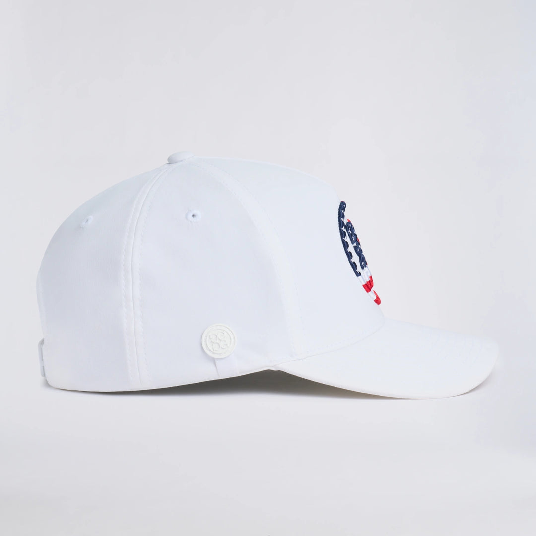 STARS &amp;amp; STRIPES DELTA HAT - Snow / Rwb