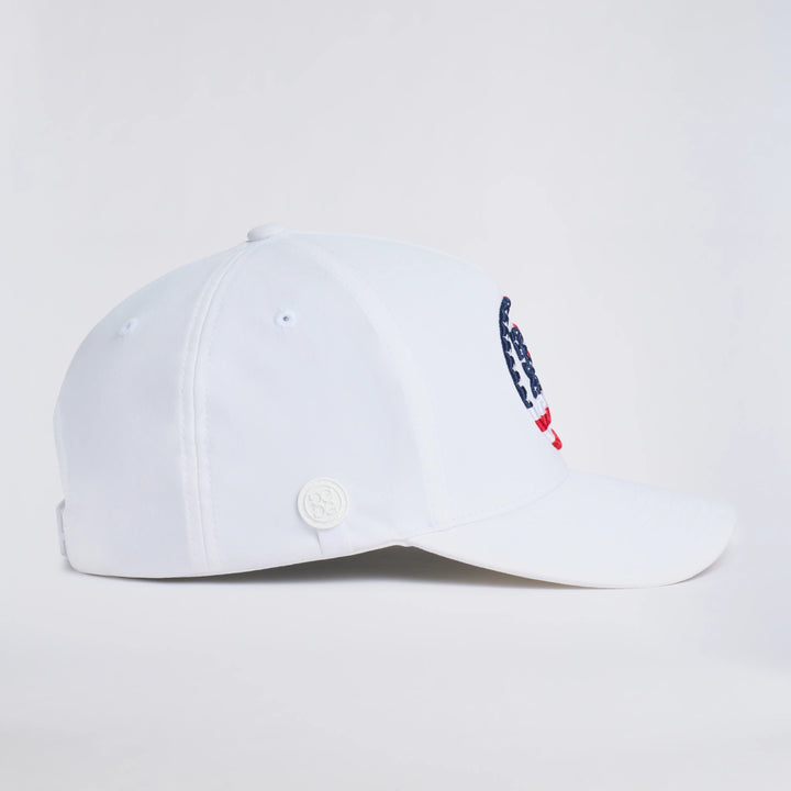 STARS &amp;amp; STRIPES DELTA HAT - Snow / Rwb