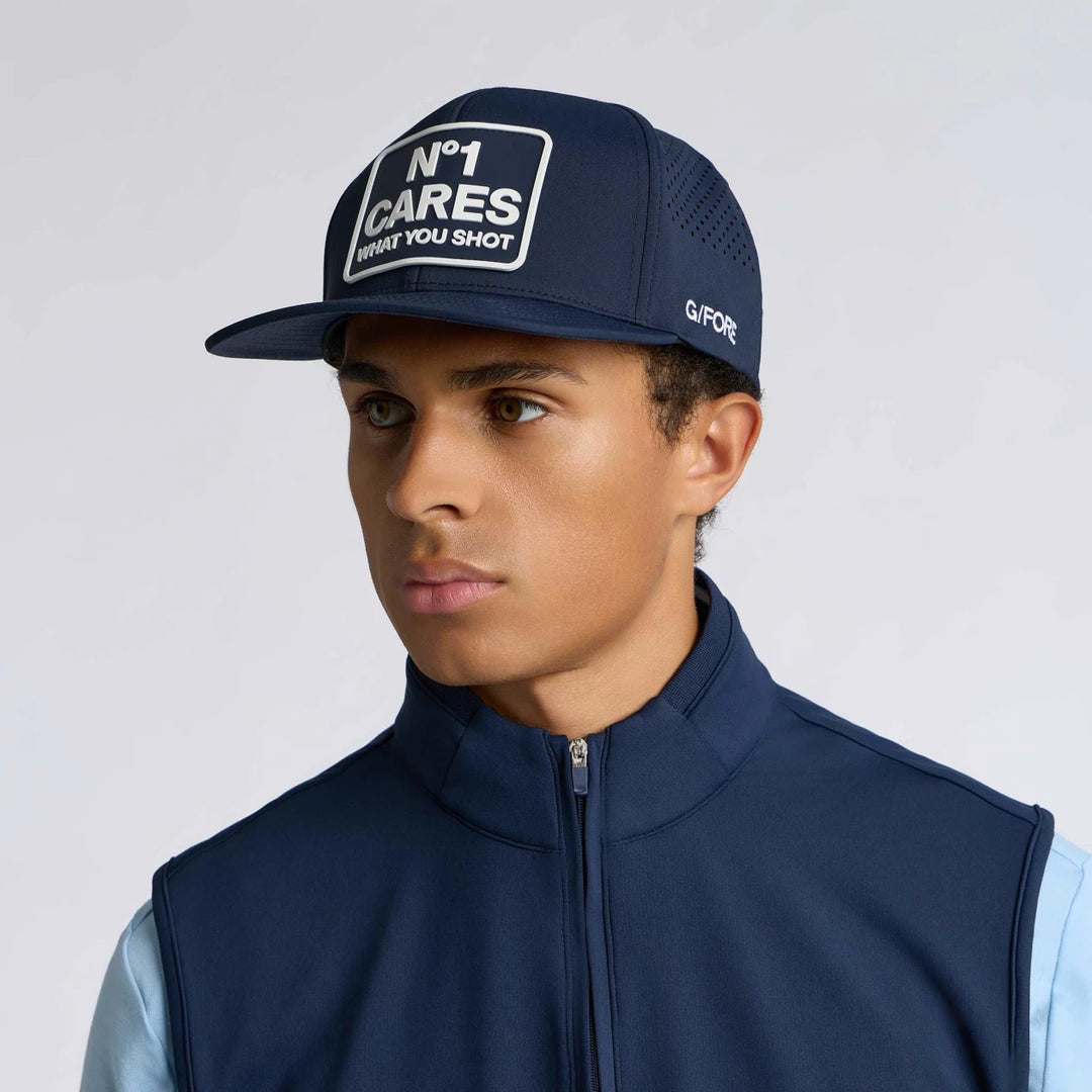 No1 Cares Retro Delta Hat - Twilight