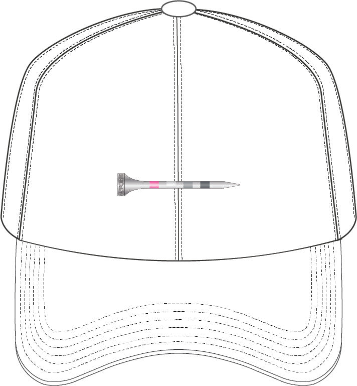 Mini Striped Tee Ripstop Hat - Snow