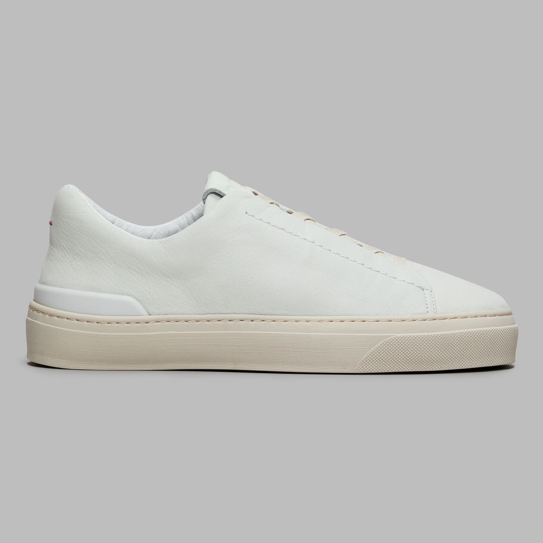 Endeavor Slip On Leather Sneaker - Snow