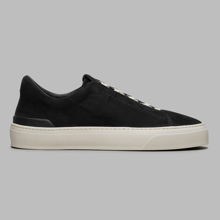Endeavor Slip On Leather Sneaker - Onyx