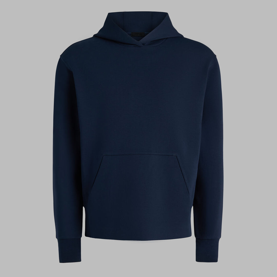 Cotton Blend Scuba Hoodie - Twilight