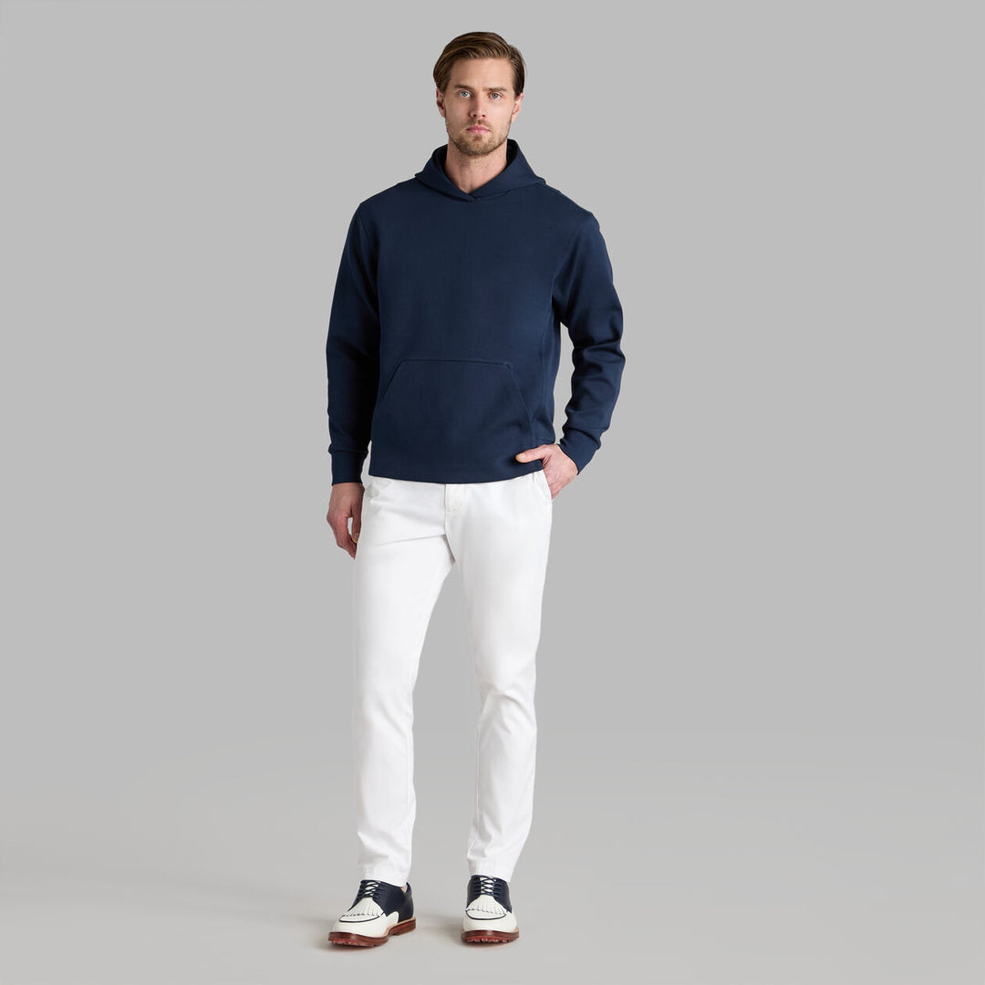 Cotton Blend Scuba Hoodie - Twilight