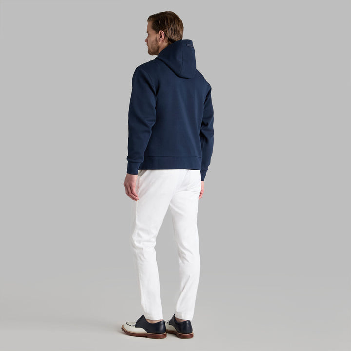 Cotton Blend Scuba Hoodie - Twilight