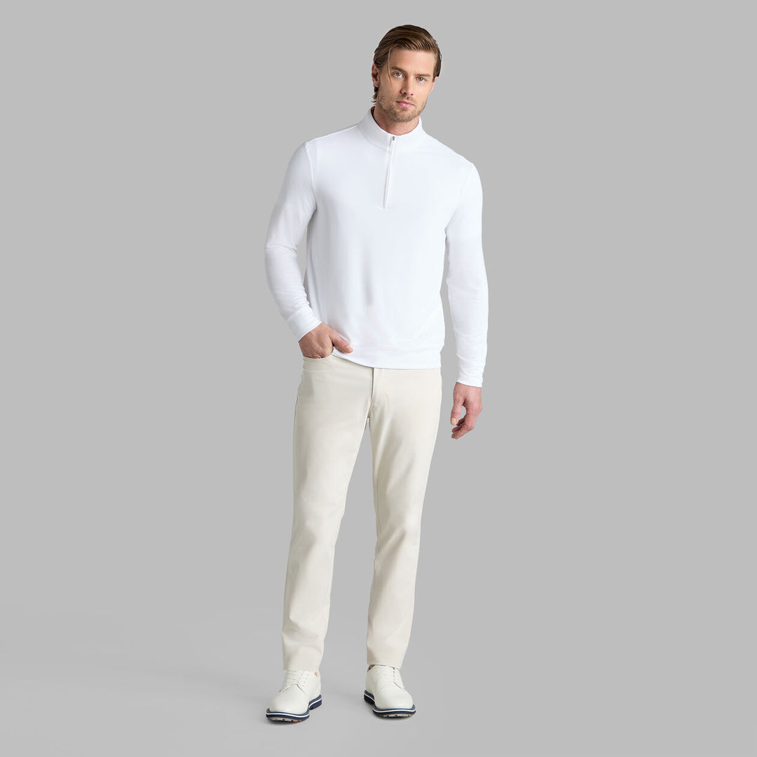 Luxe Mid Quarter Zip - Snow