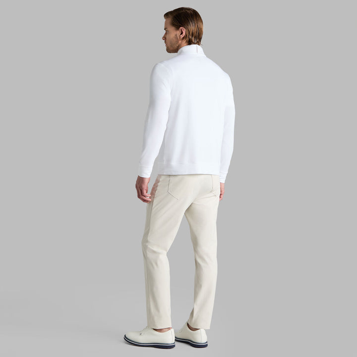 Luxe Mid Quarter Zip - Snow