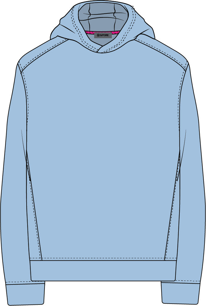 Lightweight Terry Hoodie - Sky
