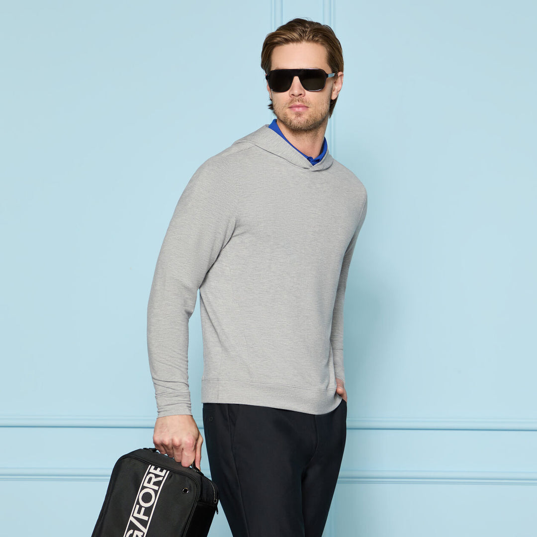 Lightweight Terry Hoodie - Nimbus Melange