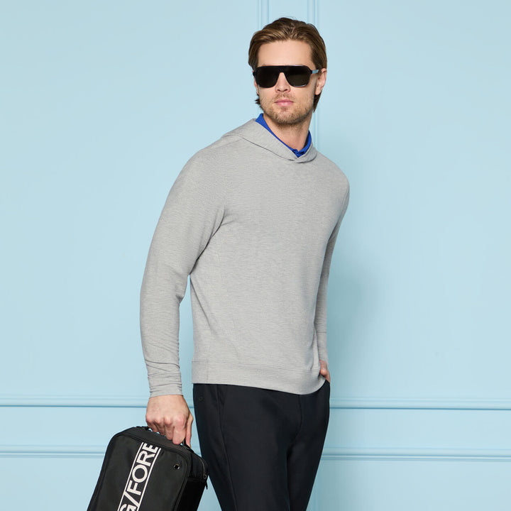 Lightweight Terry Hoodie - Nimbus Melange