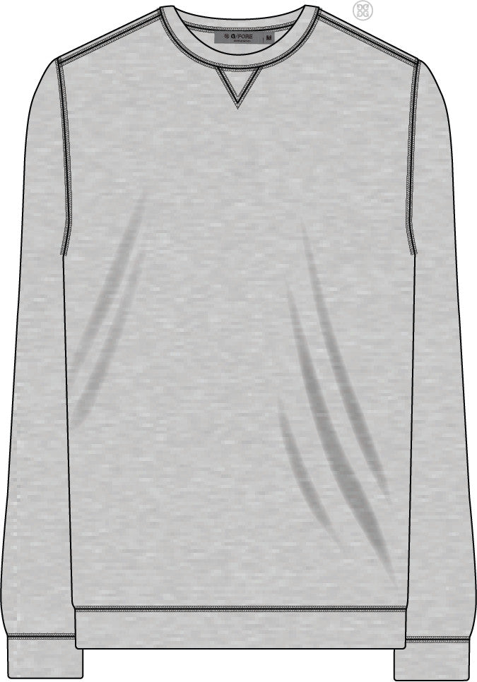 Lightweight Terry Crewneck - Nimbus