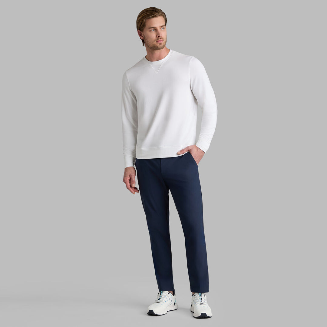 Lightweight Terry Crewneck - Snow