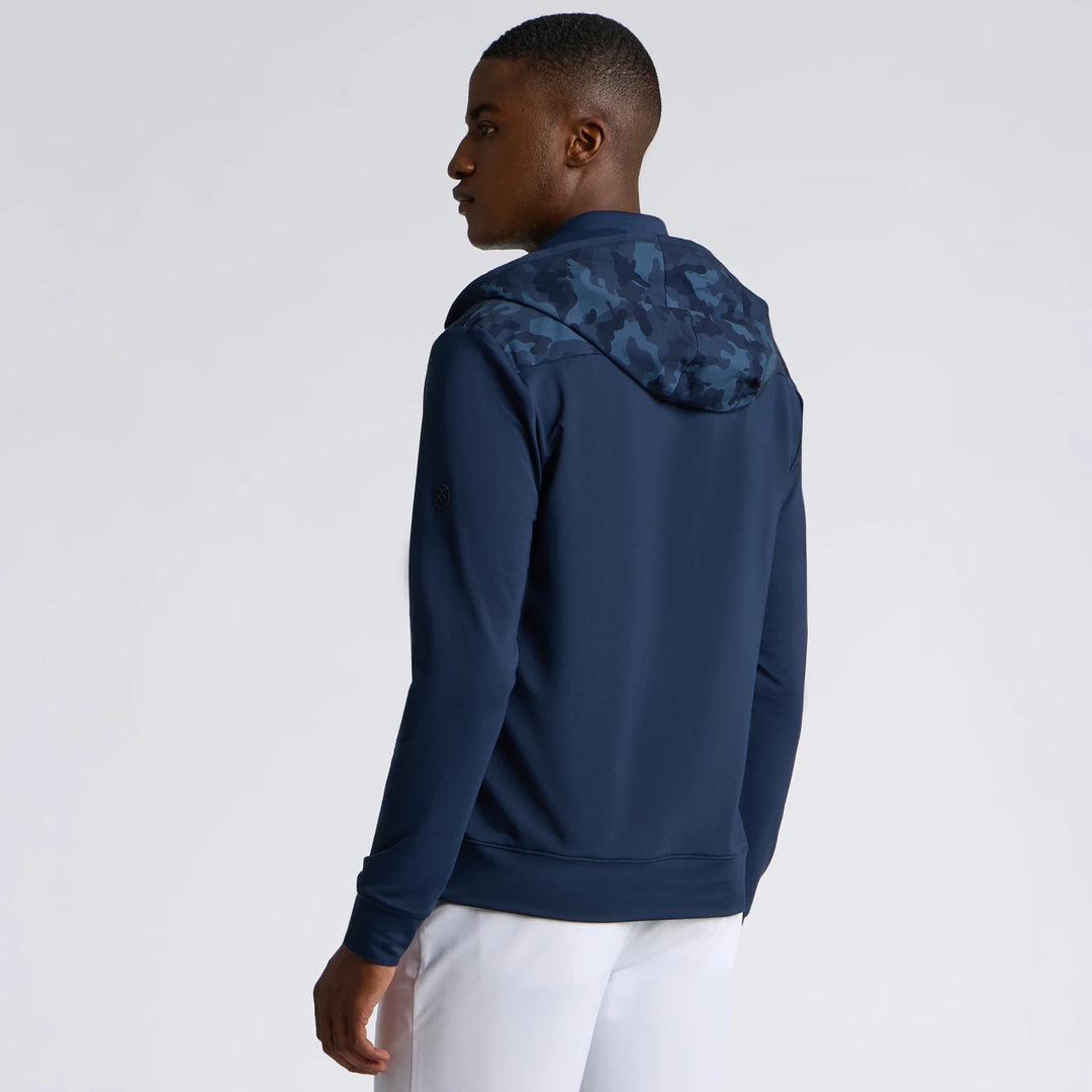 Camo Brushed Back Tech Terry 1/4 Zip Hoodie - Twilight Camo