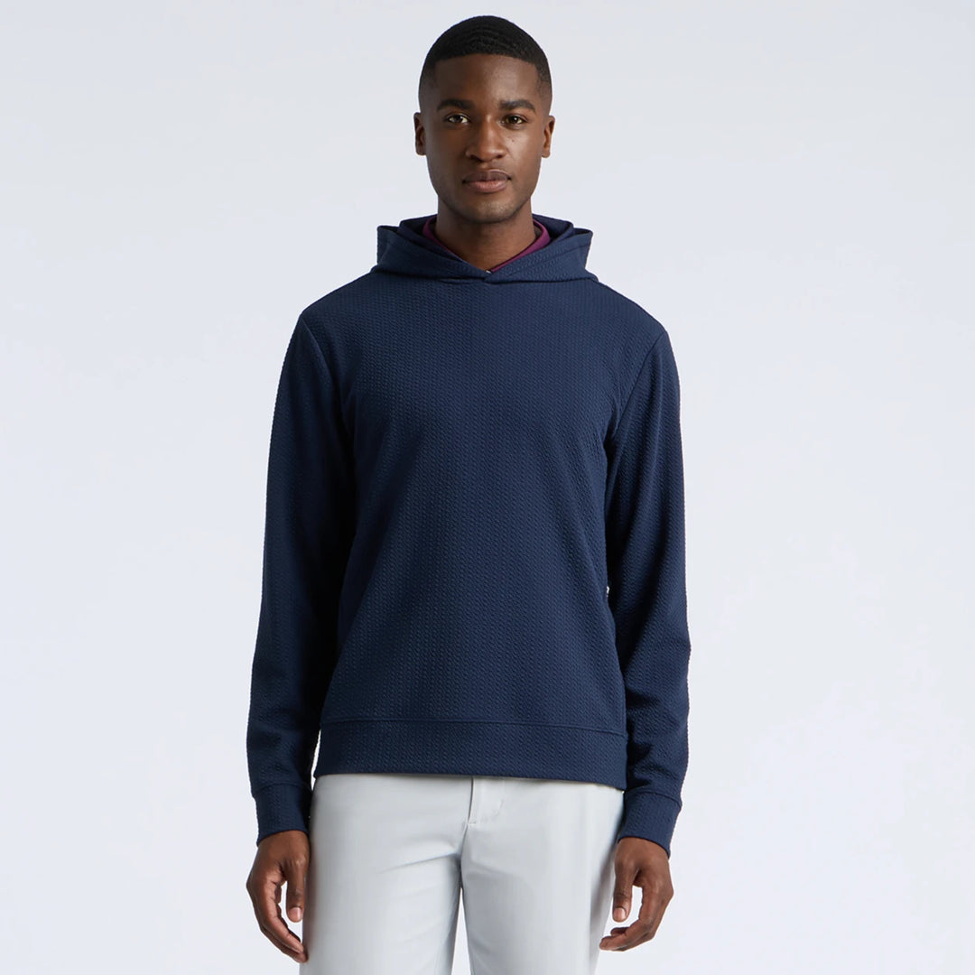 Pebble Quilted Hoodie - Twilight