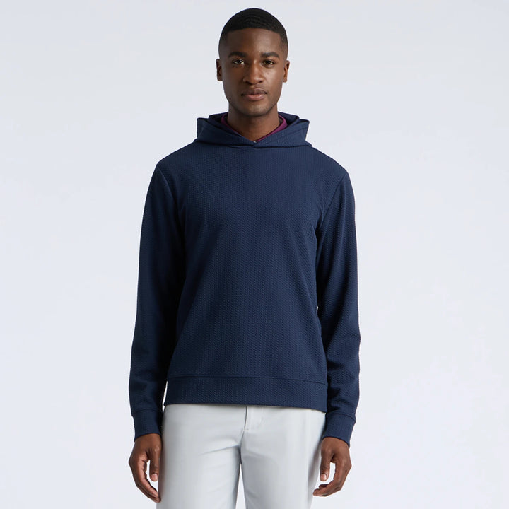 Pebble Quilted Hoodie - Twilight