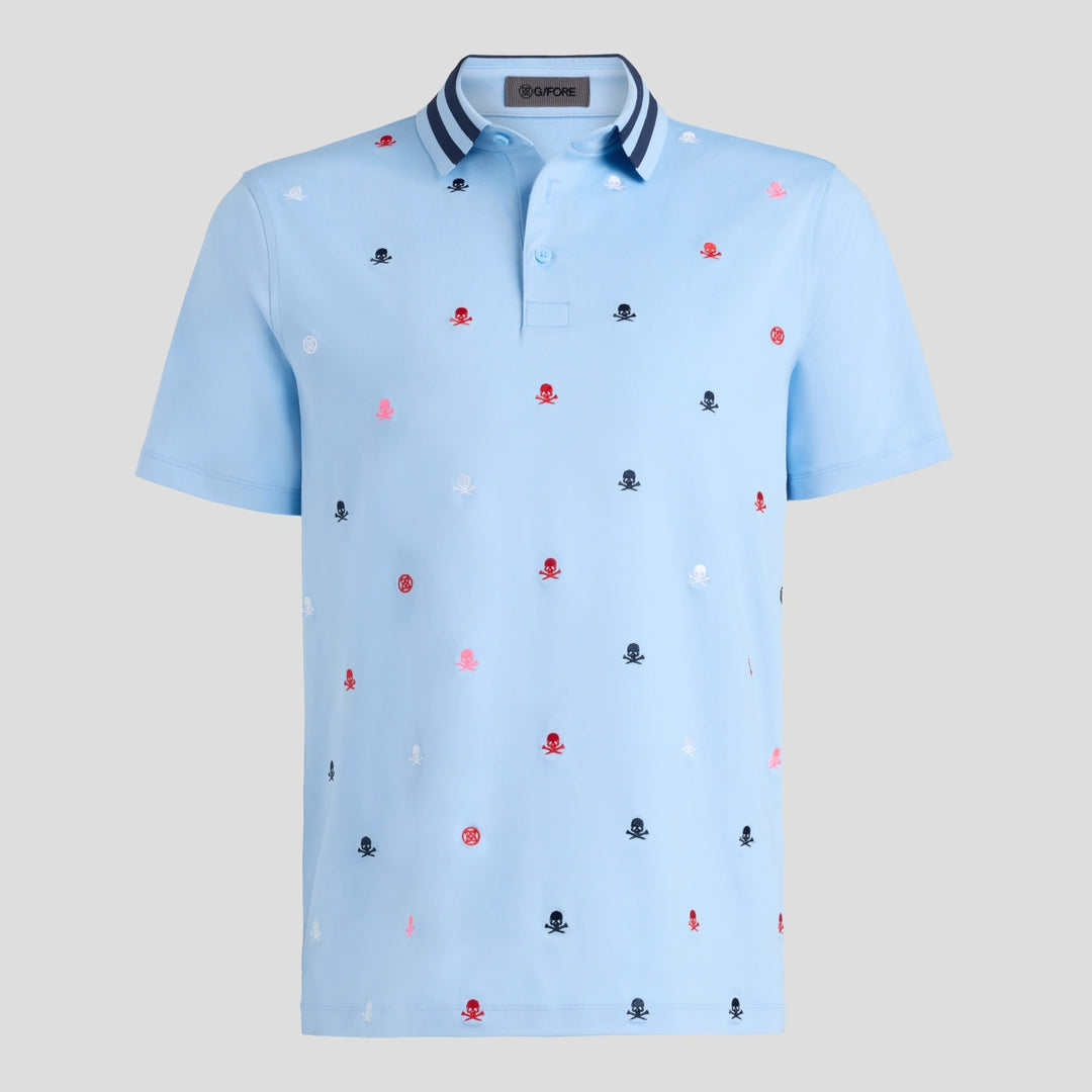 Embroidered Tech Jersey Polo - Baja