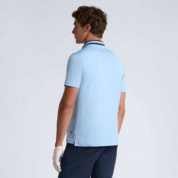 Embroidered Tech Jersey Polo - Baja