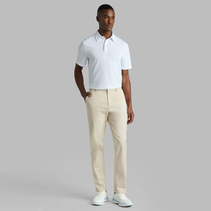 Fine Stretch Jacquard Polo - Baja