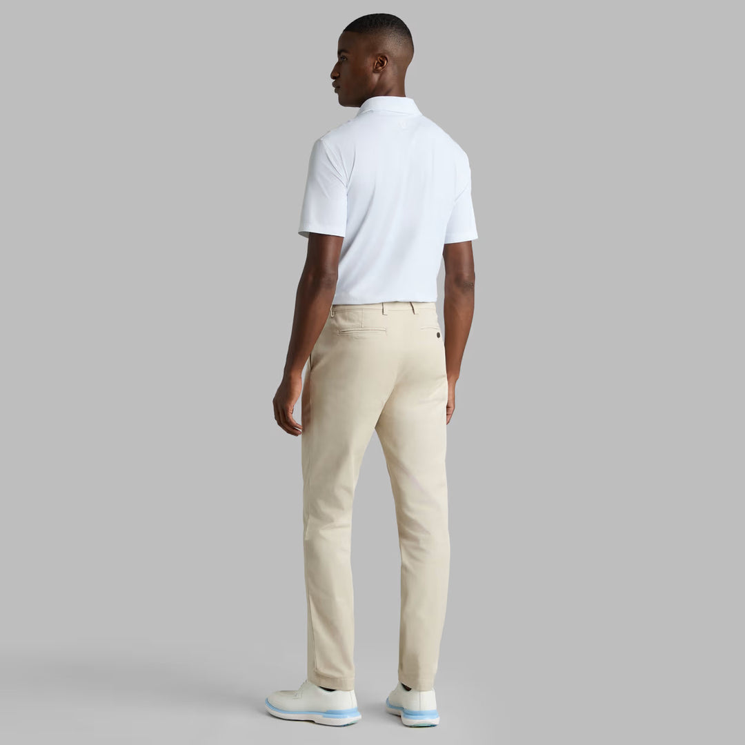 Fine Stretch Jacquard Polo - Baja