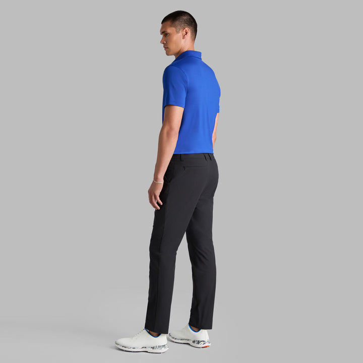 Solid Tech Jersey Polo - Cobalt