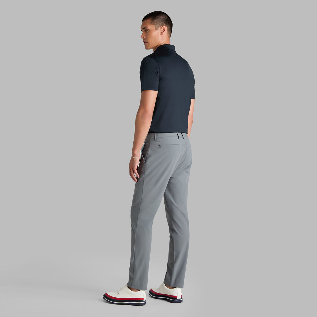 Solid Tech Jersey Polo - Onyx