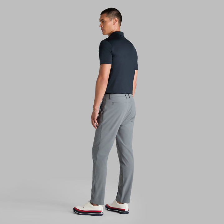 Solid Tech Jersey Polo - Onyx
