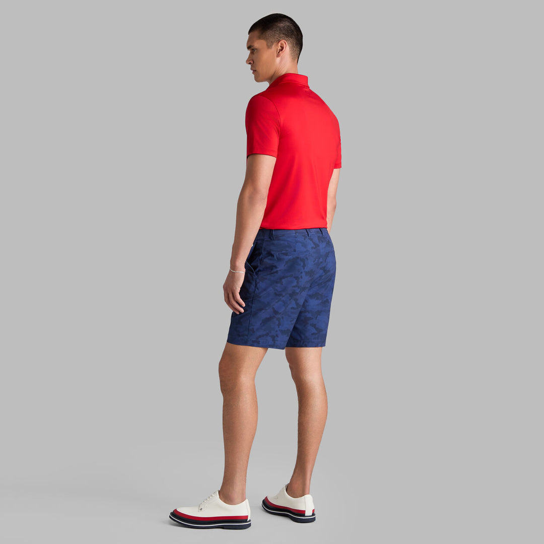 Solid Tech Jersey Polo - Ruby