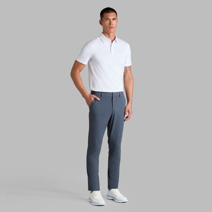 Solid Tech Jersey Polo - Snow