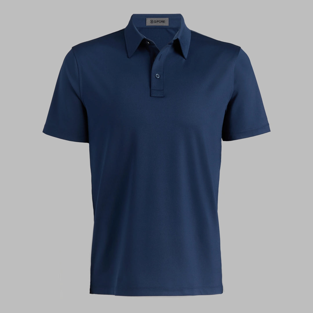 Solid Tech Jersey Polo - Twilight