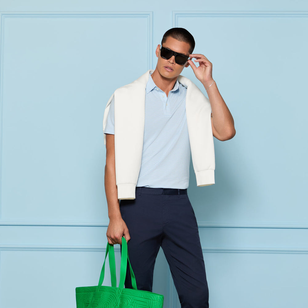 All Play Stripe Polo - Baja