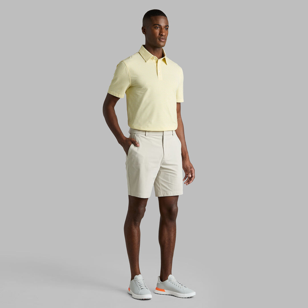 All Play Stripe Polo - Canary