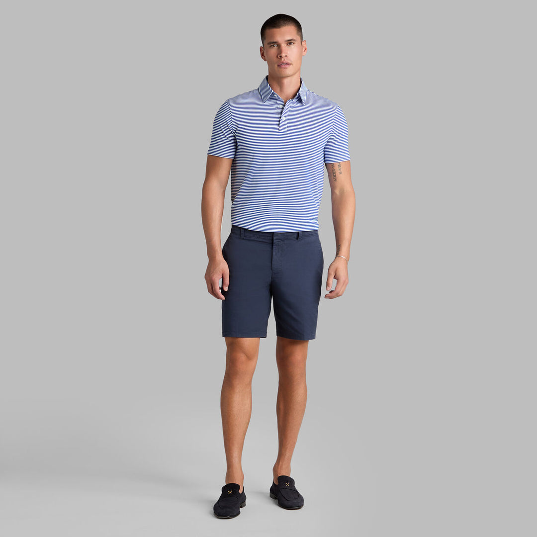 All Play Stripe Polo - Cobalt