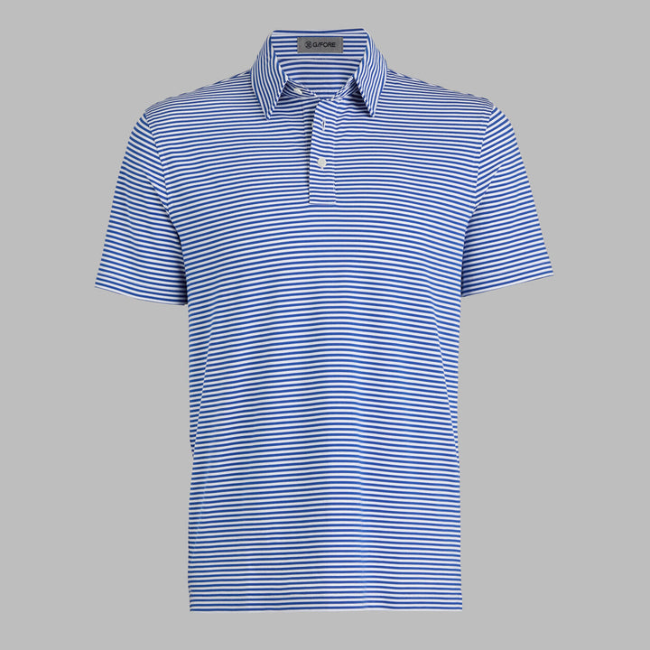 All Play Stripe Polo - Cobalt