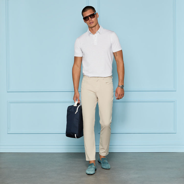 All Play Stripe Polo - Nimbus