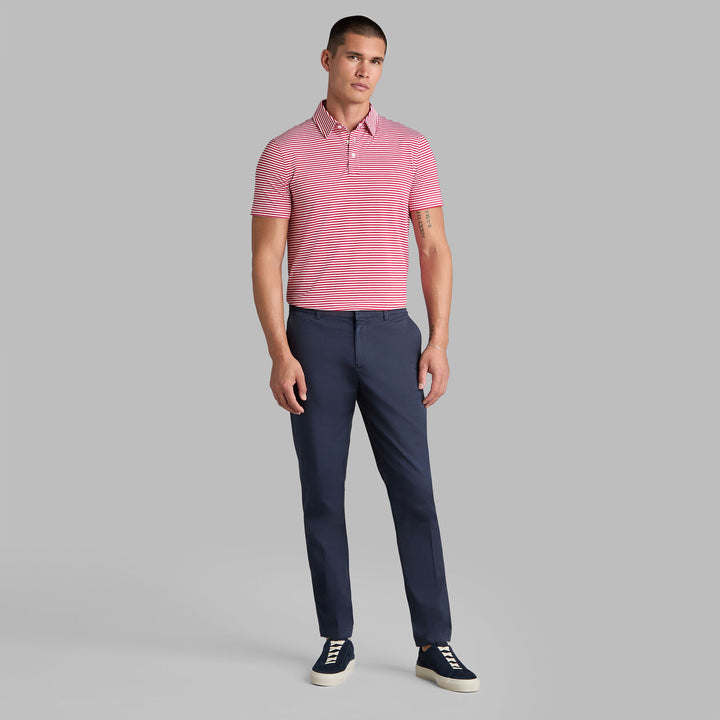 All Play Stripe Polo - Ruby