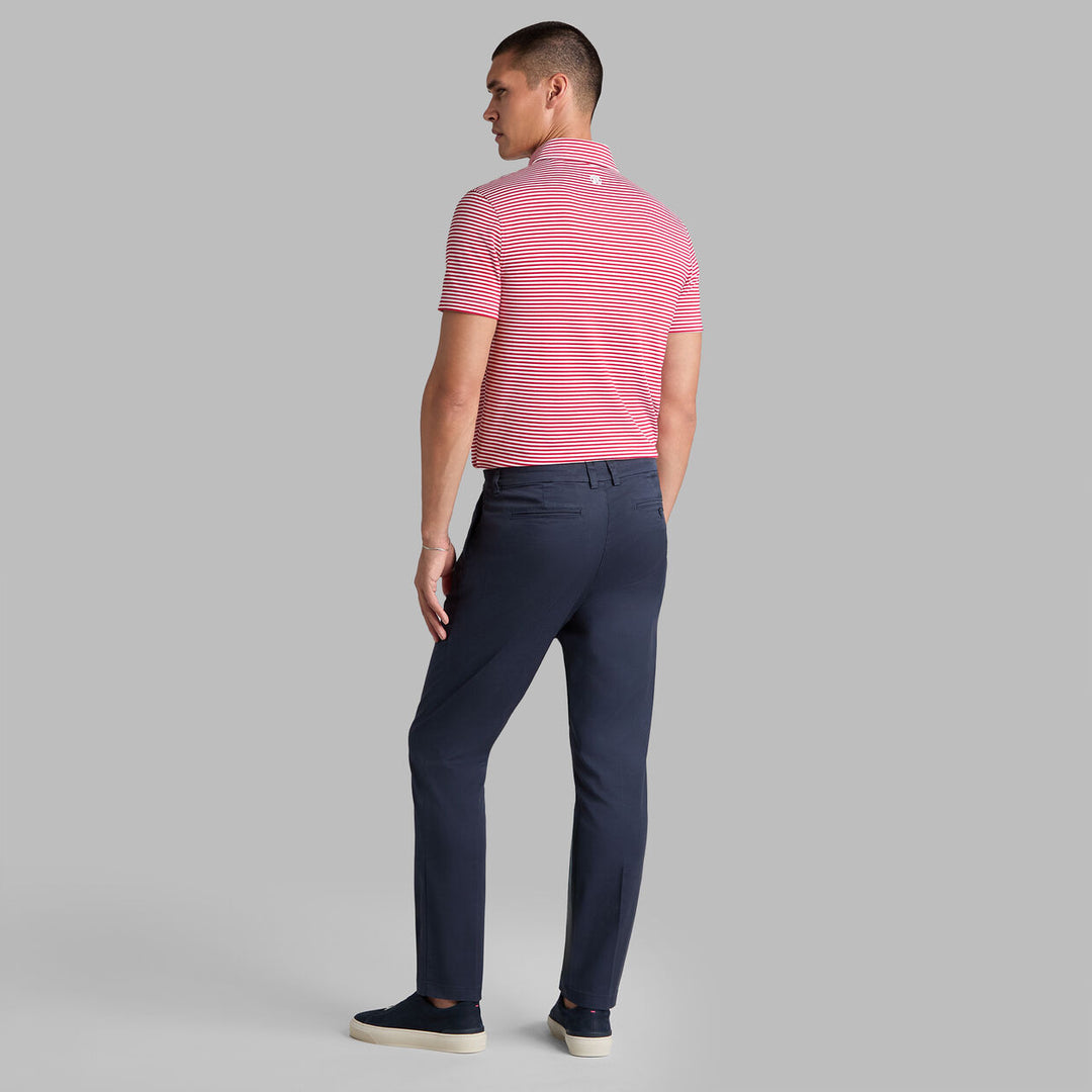 All Play Stripe Polo - Ruby
