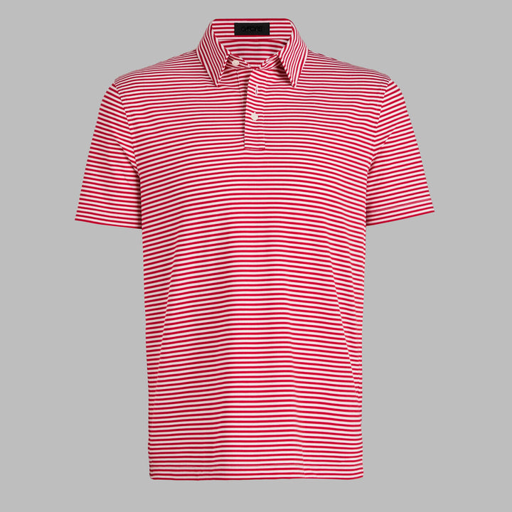 All Play Stripe Polo - Ruby