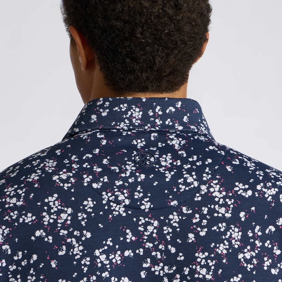 Wildflower Tech Jersey Polo - Twilight/Snow