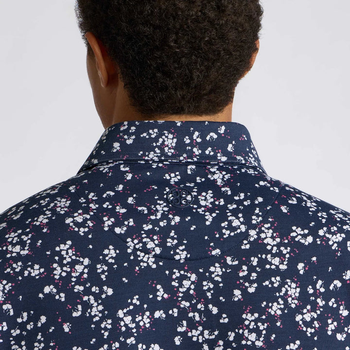 Wildflower Tech Jersey Polo - Twilight/Snow