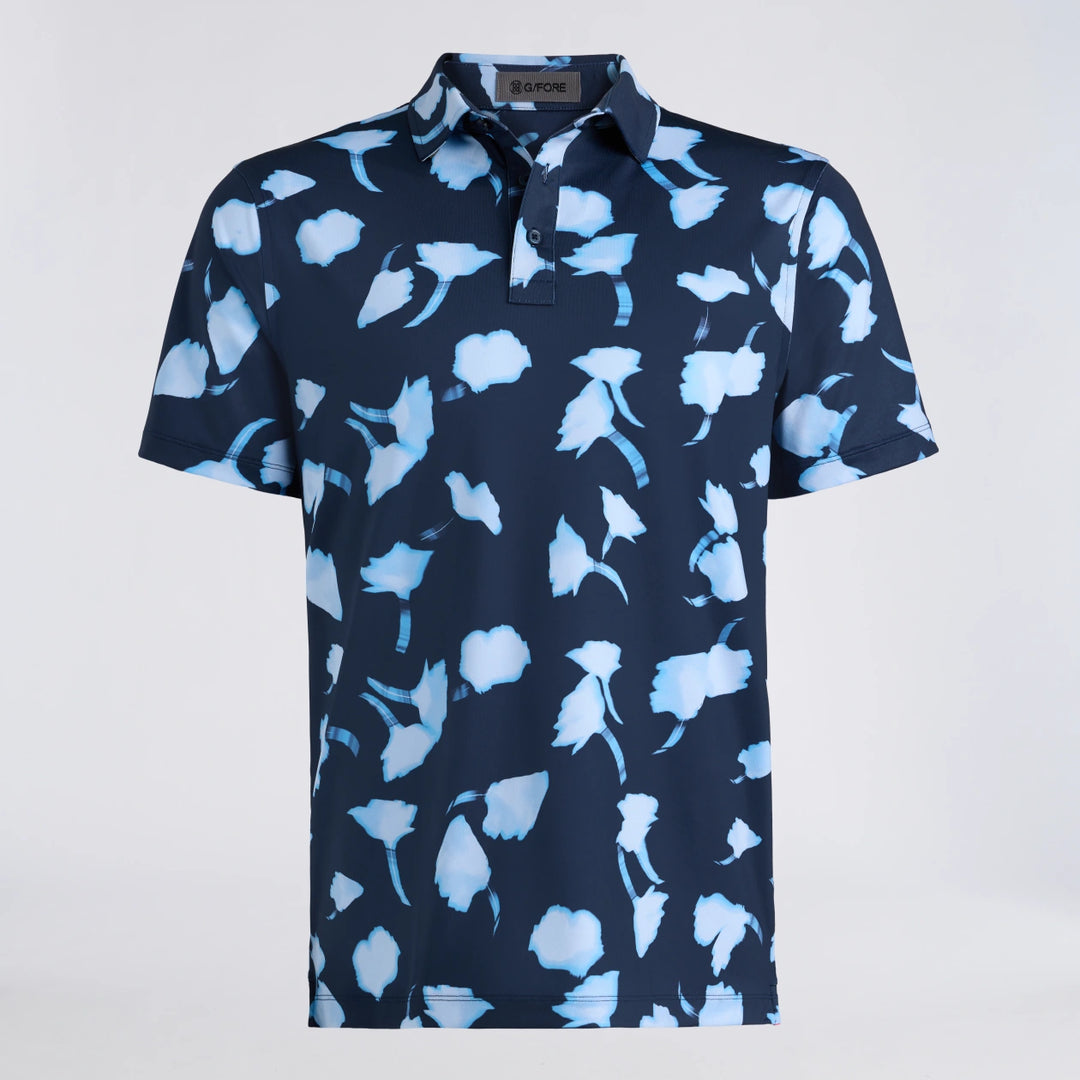 Ghost Floral Tech Jersey Polo - Twilight / Baja