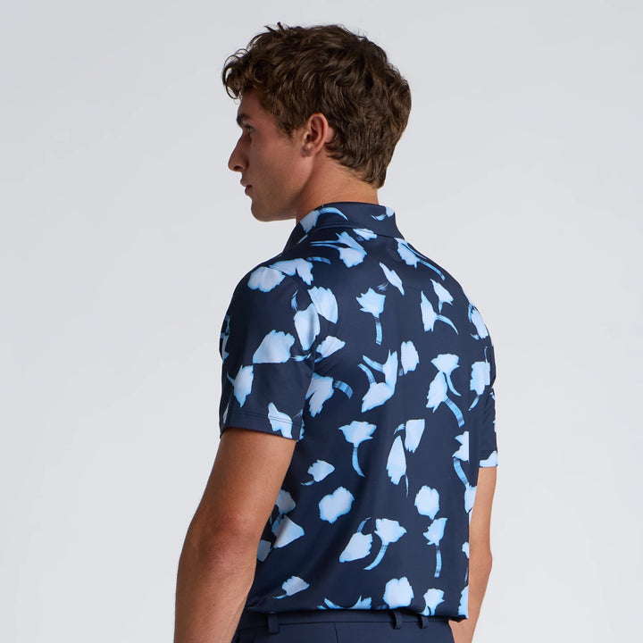 Ghost Floral Tech Jersey Polo - Twilight / Baja