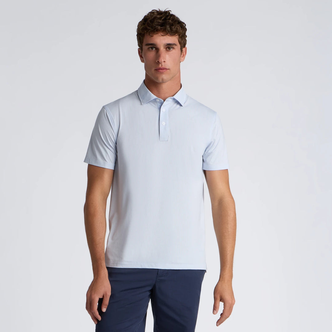 Delta Dot Jacquard Polo - Baja