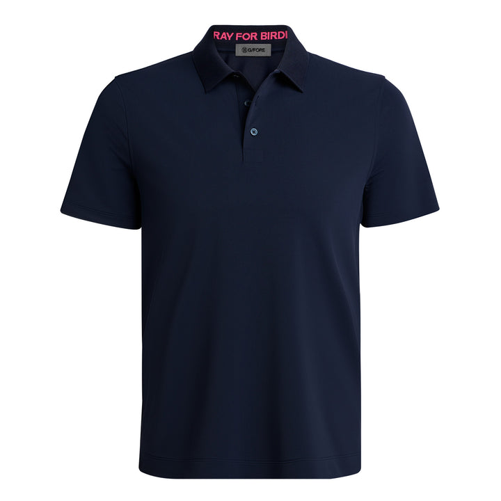 Pray For Birdies Tech Piqué Polo - Twilight