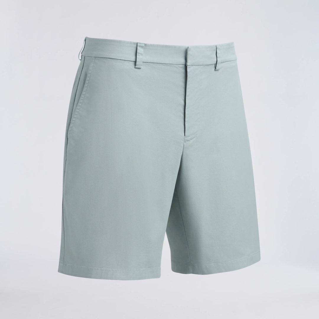 Stretch Cotton Gabardine Short - Light Sage