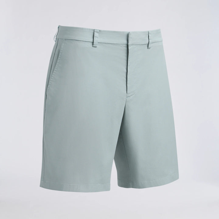 Stretch Cotton Gabardine Short - Light Sage
