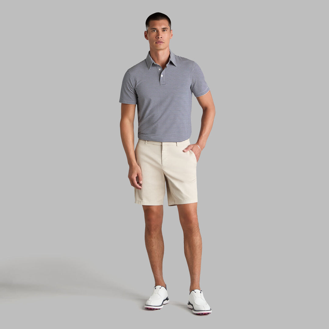 Stretch Cotton Gabardine Short - Pumice