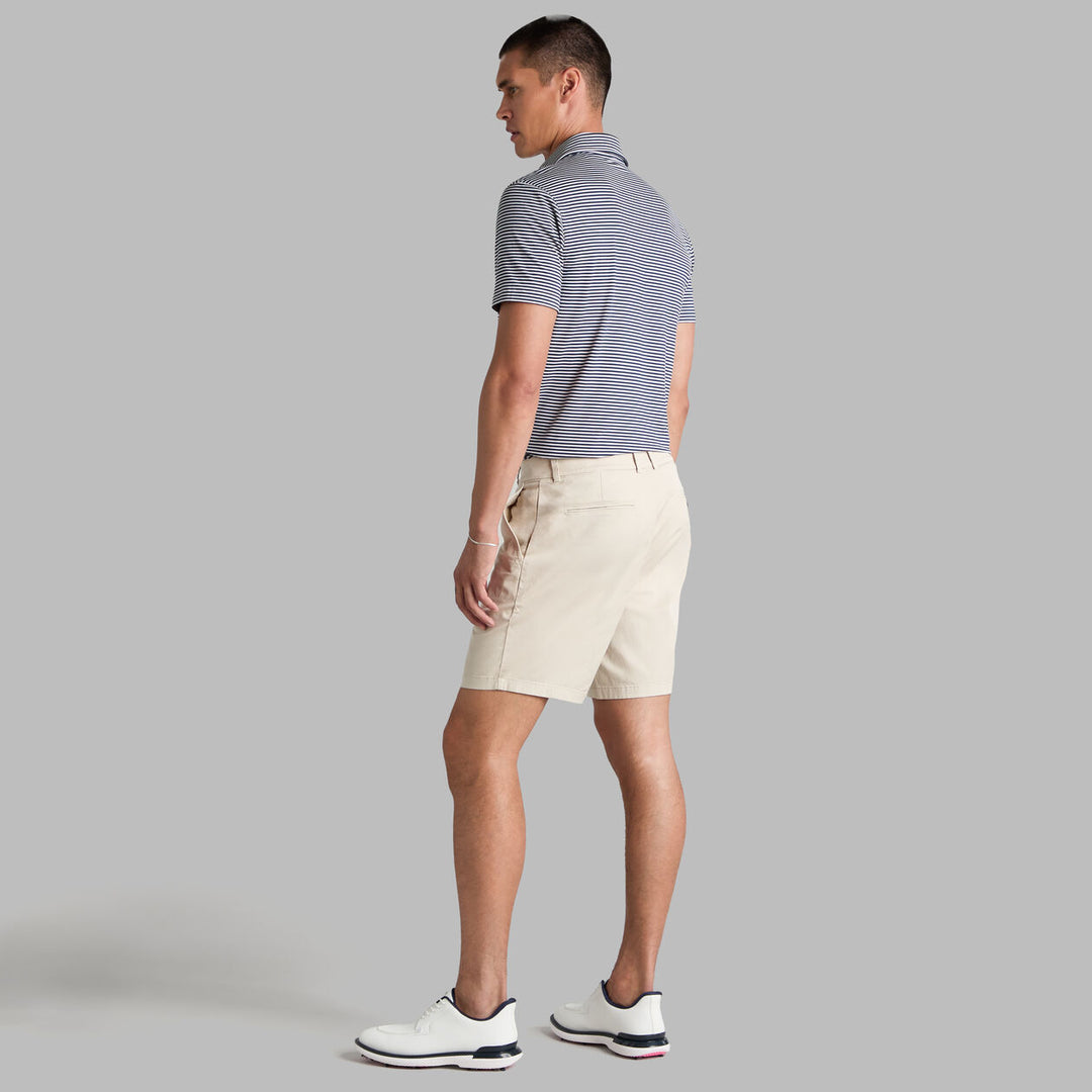 Stretch Cotton Gabardine Short - Pumice