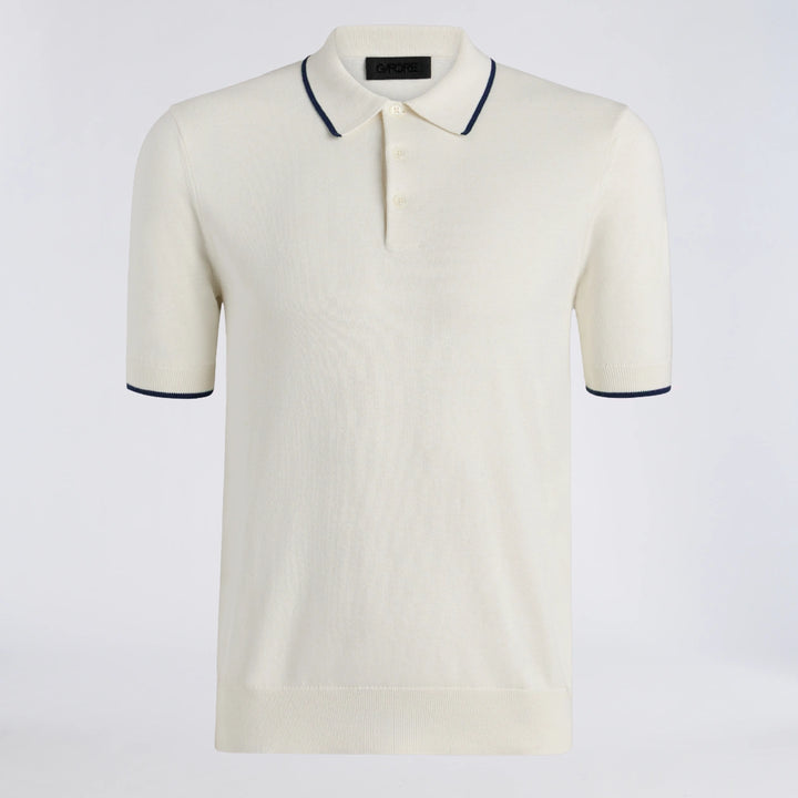 Cooling Cotton Polo - Chalk White