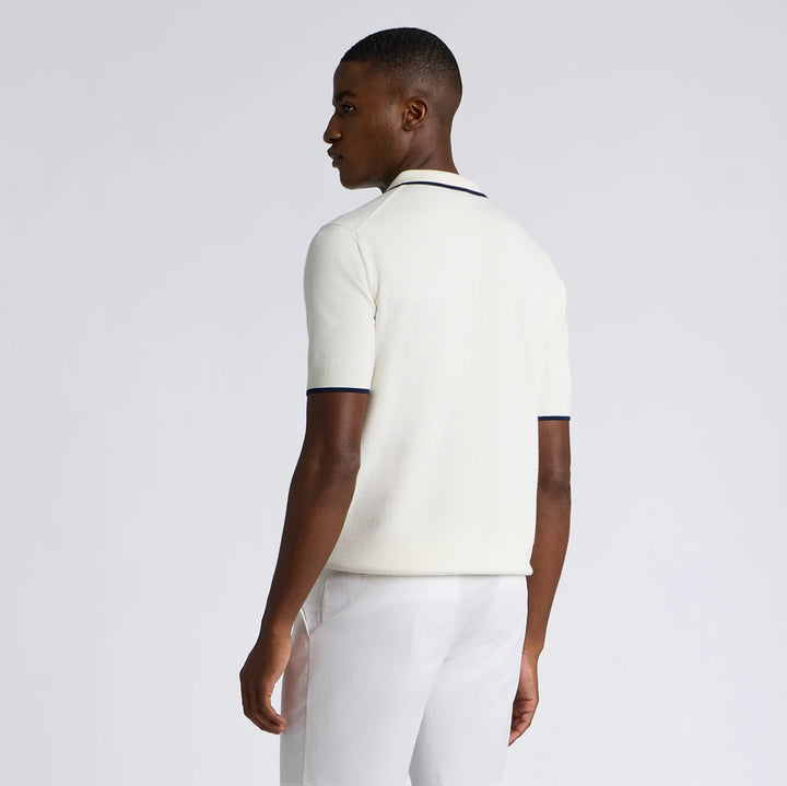 Cooling Cotton Polo - Chalk White